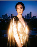 Golden Goddess gown