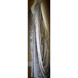 Silver Velvet Grecian Gown with Rhinestone Appliqués & Turban