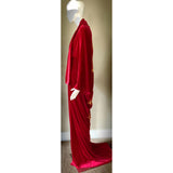 Red Velvet Dragon Robe-substance dragon robe- Glamour-Boudoir-Burlesque-Gift-Mothers day