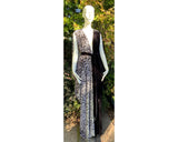Spooky Goddess Gown, vampire sexy zombie- black and white ,burlesque,drag,gift,vampire gown,festival wear,zombie