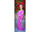 Lilac Velvet cocoon robe-Old Hollywood-1920s-Gatsby party-Downton-faux fur trim-bridal robe-gift for her
